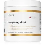 Venira Kolagenový drink prášek na přípravu nápoje pro krásné vlasy, pleť a nehty příchuť Raspberry 189 g