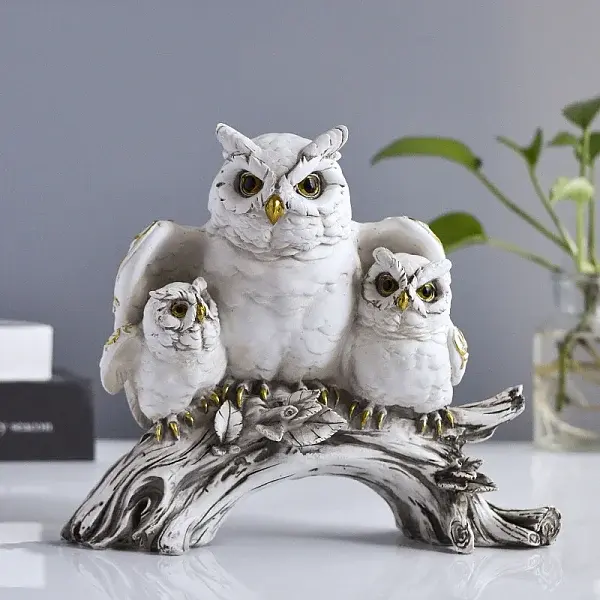 Resin Owl Figurines