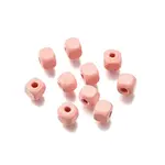 Spray Painted Wooden Beads