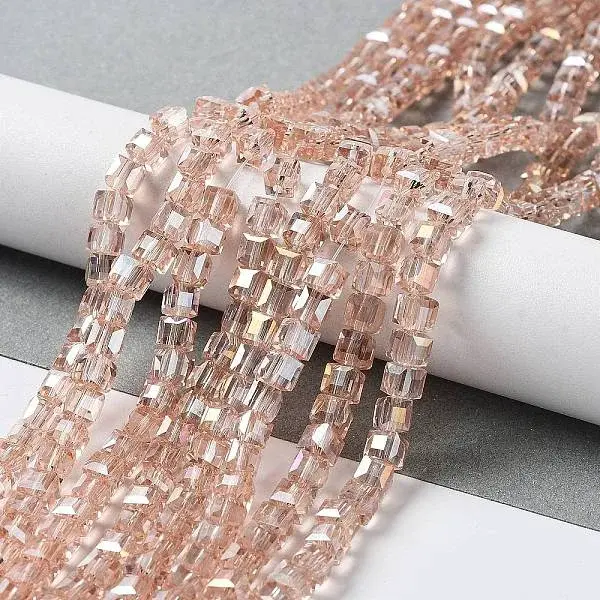 Electroplate Glass Beads Strands