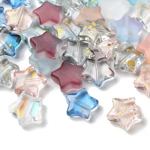 Transparent Smooth and Frosted Glass Beads