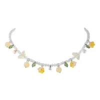 Glass with Topaz Jade Beaded Necklaces