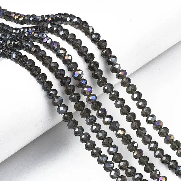 Electroplate Glass Beads Strands