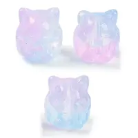 Transparent Spray Paint Glass Beads