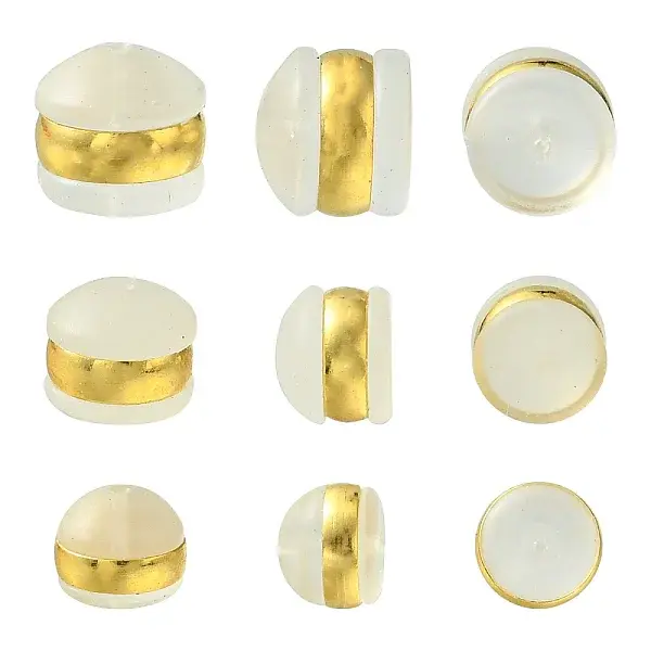 12Pcs 3 Size TPE Plastic Ear Nuts