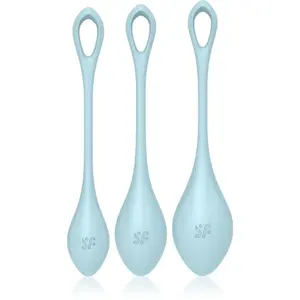 Satisfyer YONI POWER 2 TRAINING vaginální činky Blue 3 ks