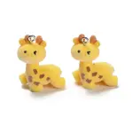 Flocky Opaque Resin Pendants