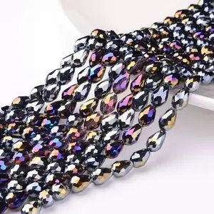 Electroplate Glass Beads Strands