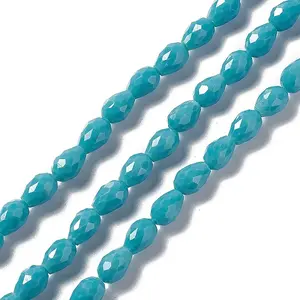 Faceted Glass Beads Strands