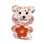Transparent Resin Little Bear Ornament