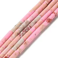 Synthetic Imperial Jasper Dyed Beads Strands