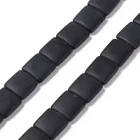 Transparent Frosted Glass Beads Strands