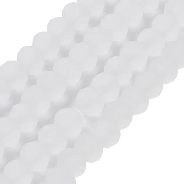 Transparent Glass Beads Strands