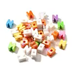 UV Plating Opaque Acrylic European Beads