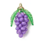 Glass Seed Beaded Grape Pendants