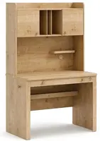 Psací stůl s nástavcem se skříňkami cody - dub