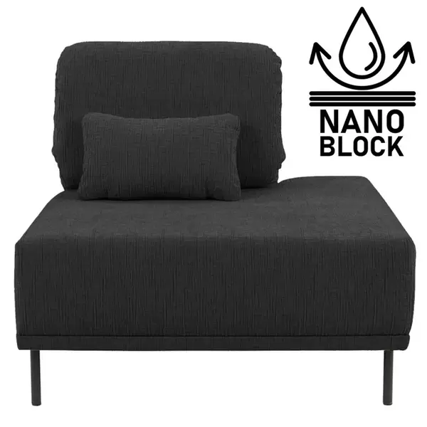 Pravý polohovací otoman adapto - výběr potahu - nano block