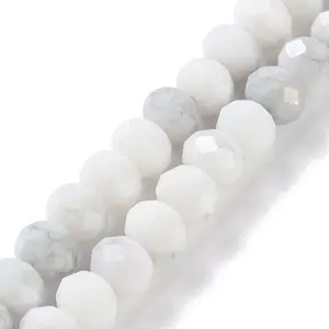 Electroplate Glass Beads Strands