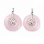 Natural Rose Quartz Pendants