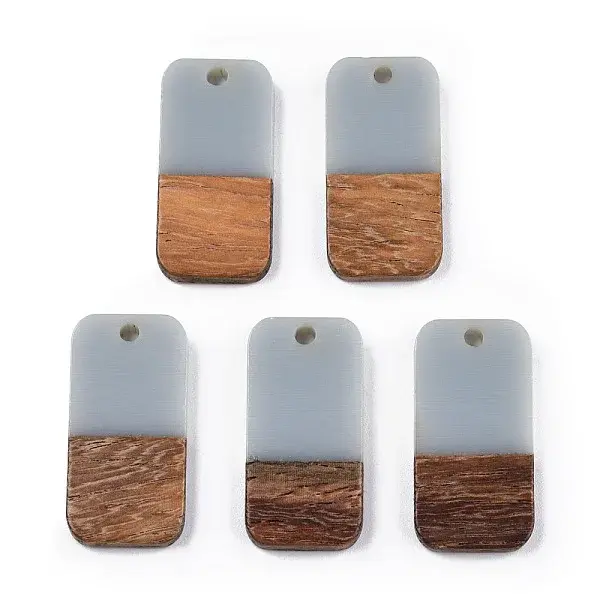 Resin & Walnut Wood Pendants