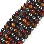 Natural Tiger Iron & Synthetic Hematite Beads Strands