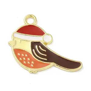 Rack Plating Alloy Enamel Pendants
