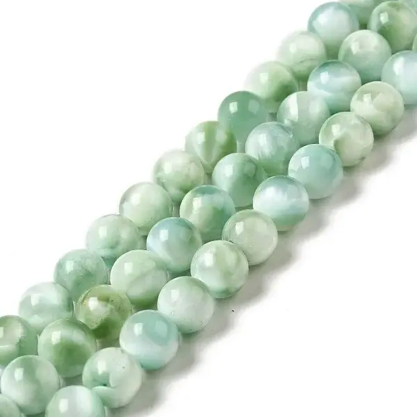 Natural Glass Beads Strands