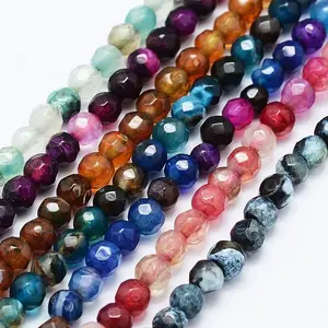 Natural Agate Beads Strands