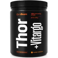 GymBeam Thor Fuel + Vitargo podpora sportovního výkonu s kofeinem příchuť Mango & Maracuja 600 g