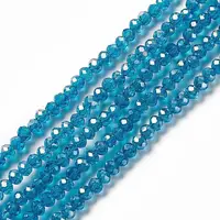 Electroplate Glass Beads Strands