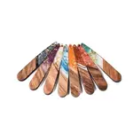 Epoxy Resin & Walnut Wood Pendants