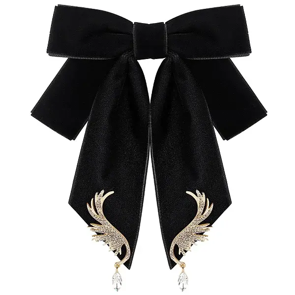 Polyester Ribbon Bowknot Brooch