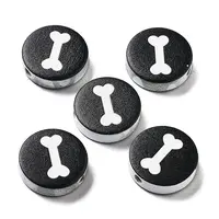 Dog Theme Wood Beads