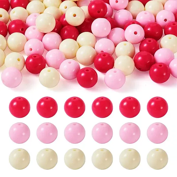 Opaque Acrylic Beads