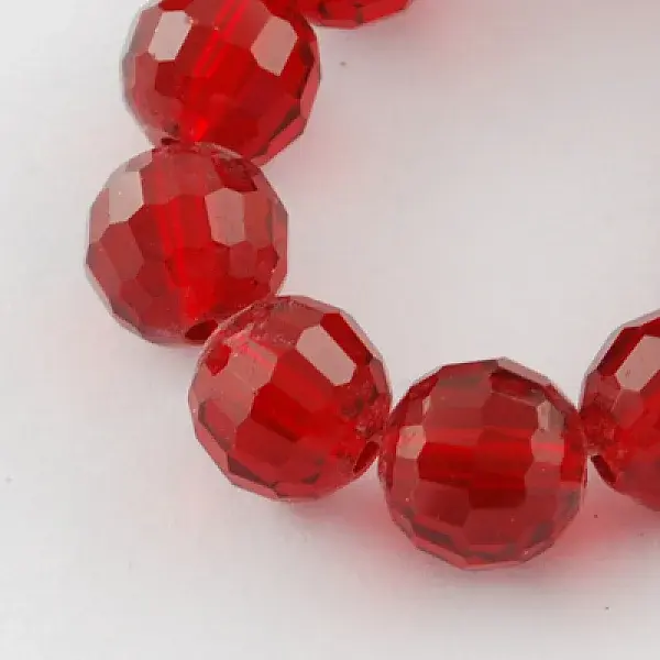 Transparent Glass Bead Strands