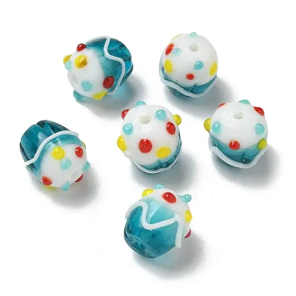 Handmade Lampwork Bumpy Beads