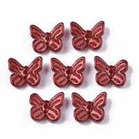 Spray Painted Glass Charms