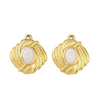 304 Stainless Steel with Enamel Pendants