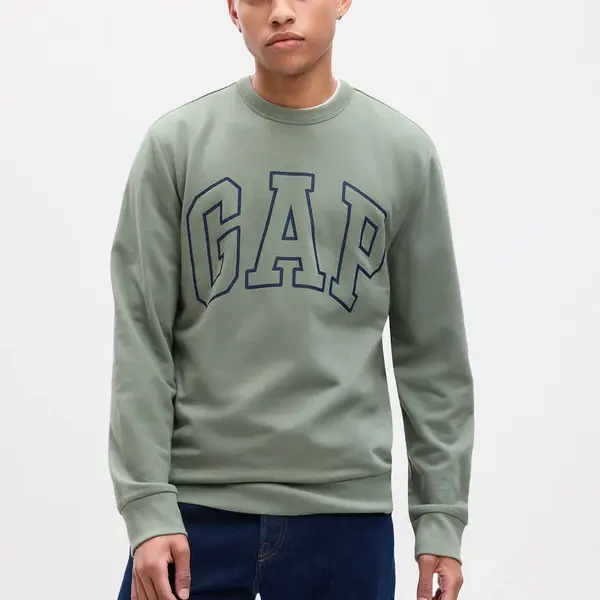 Zelená pánska mikina s logom GAP