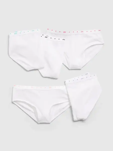 GAP Children's underpants, 5 pcs - Girls