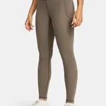 Hnedé dámske športové legíny Under Armour Meridian Legging-BRN