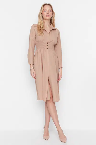 Dámske šaty Trendyol Buttoned