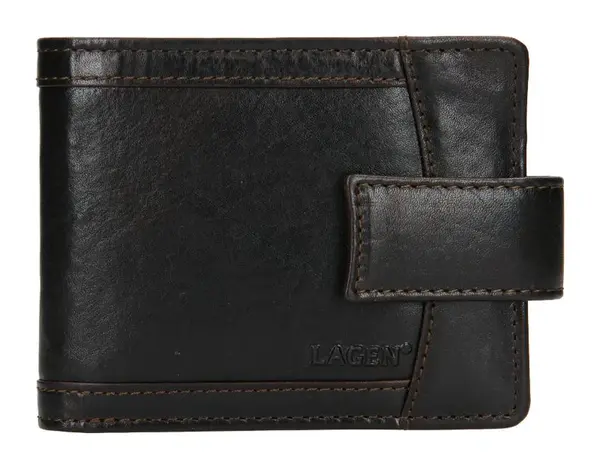 Pánska kožená peňaženka Lagen V 06/T Dark brown