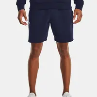 Tmavomodré pánske teplákové kraťasy Under Armour Essential