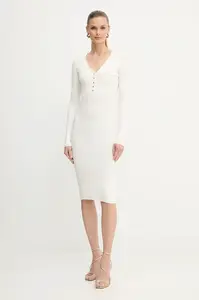 Šaty s příměsí hedvábí Elisabetta Franchi