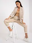 Dámske sako Fashionhunters Beige