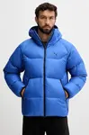 Péřová bunda Puma modrá barva, zimní, 688382