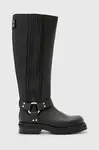 Kožené čižmy AllSaints Maddie High Boot