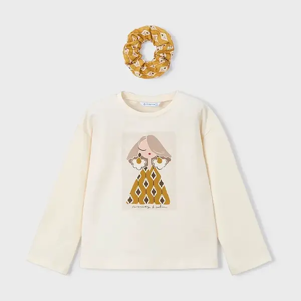 Bavlnené tričko s dlhým rukávom Mayoral