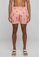 Pattern of swimming shorts cactus aop
